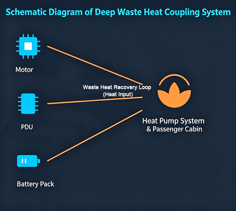 Schematic Diagram of the Deep Waste Heat Integration System